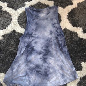 American Eagle soft and sexy brand size XS blue tye dye tank